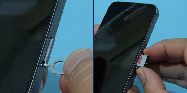 iPhone 5s SIM 入れ替え方法