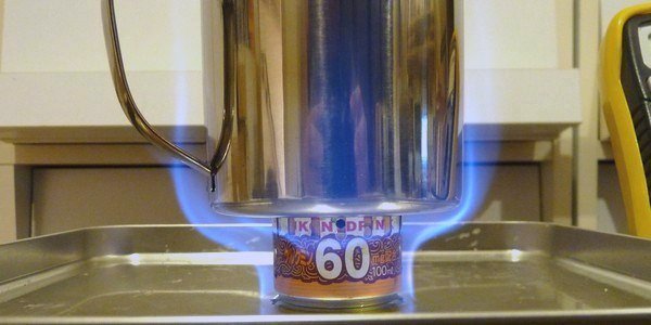 SiSO-LAB アルコールストーブ、ウコン缶でグルーブストーブ製作、あふれ対策実験