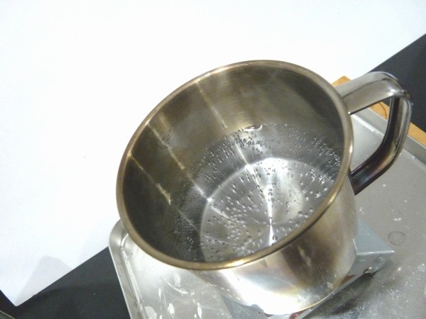 SiSO-LAB ESBITポケットストーブ、タブレットで初お湯沸し
