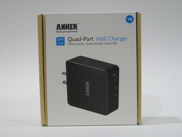 SiSO-LAB☆Anker 36W 4ポート USB 急速充電器 PowerIQ