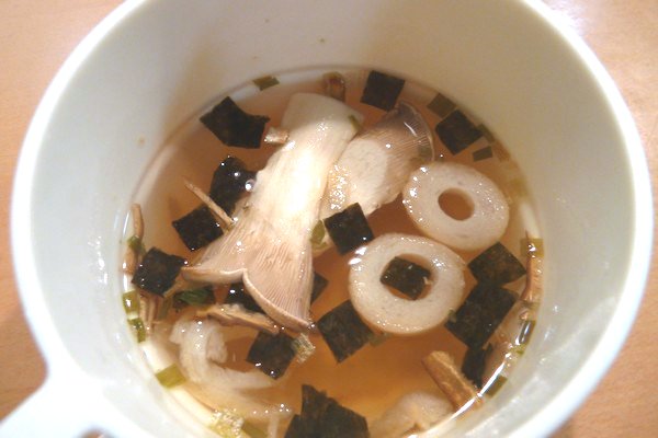 SiSO-LAB☆ニトスキ！19cm、永谷園松茸の味お吸いもの素とエリンギで炊き込みご飯