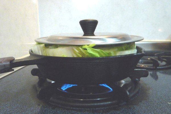 SiSO-LAB☆ニトスキ！サバ缶で白菜のクタクタ蒸し煮。