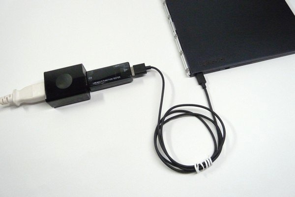 SiSO-LAB☆RouteR RT-USBVAX・充電状態測定。