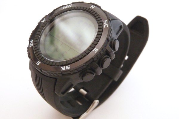 SiSO-LAB☆デジタルコンパス、高度計付き腕時計、ラドウェザーLAD004 NKNO。スイッチ。