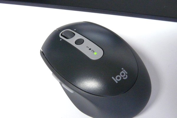 SiSO-LAB☆Logigool 静音マウスM590 Bluetooth ７ボタン。２台のパソコンとペアリング。