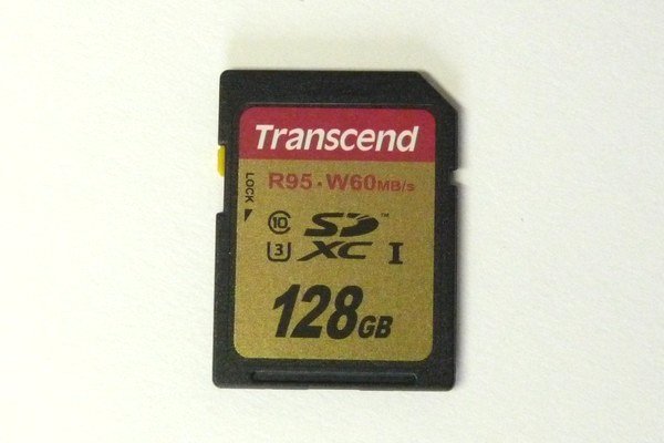 SiSO-LAB☆OLYMPUS TG-5。SDメモリカード相性。Transcendの128GB SDXCカード TS128GSDU3E
