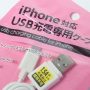 百均浪漫◆100均グッズでもiPhone充電できる？USB充電専用ケーブル ＠100均 ワッツ