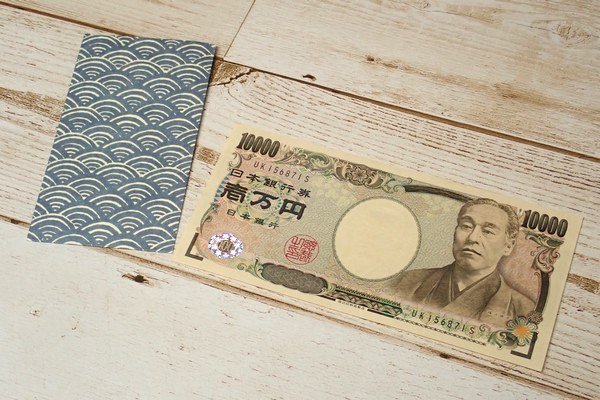 SiSO-LAB☆お年玉袋（ポチ袋）にスお札を三つ折りにして入れる方法。一万円札。