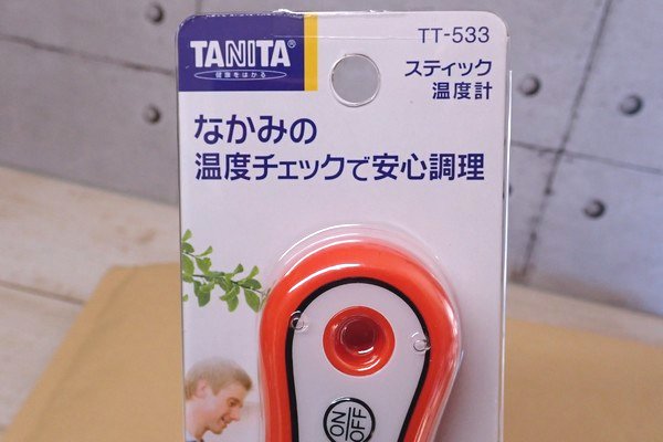 SiSO-LAB☆タニタ・スティック温度計 TT-533。パッケージ詳細写真。