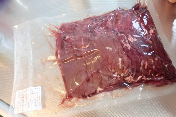 SiSO-LAB☆ふるさと納税・ジビエ・エゾ鹿肉の生姜焼き。エゾ鹿肉を解凍してみました。