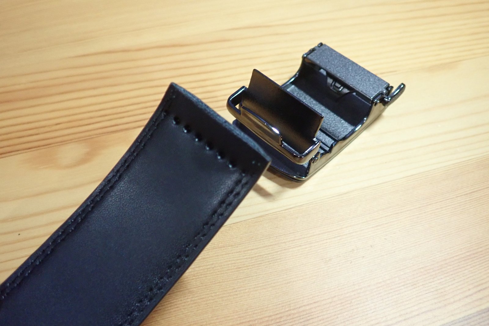 剣先内側オートロック剣先隠しベルト ( 幅3.5cm 最長130cm ブラック)