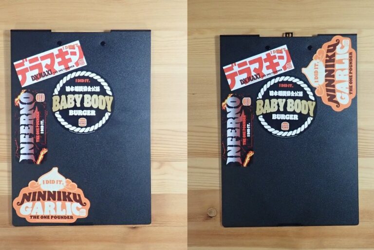 シールを綺麗に剥がして、さらに別の場所に貼る方法。バーガーキングのステッカー、コレクション中